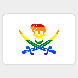 LGBTQIA+ Pride Jolley Roger Sticker